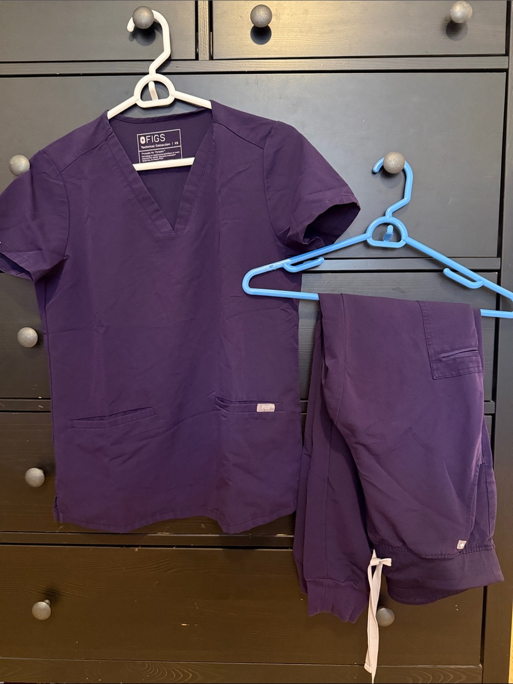 Figs Scrub set in Purple Jam